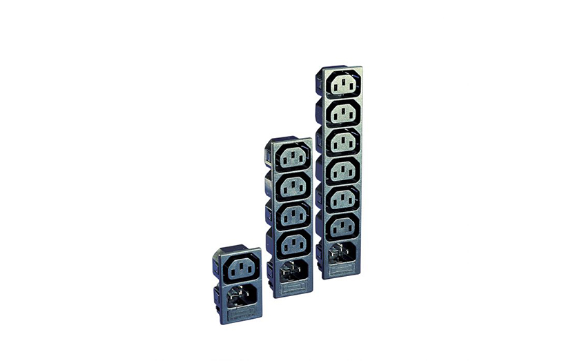 扣合面板安裝及有保險(xiǎn)絲插座PX0718